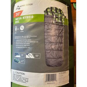 Alpine Design Mesa Hybrid Rec 30 Degree 86in long 34in wide extra long